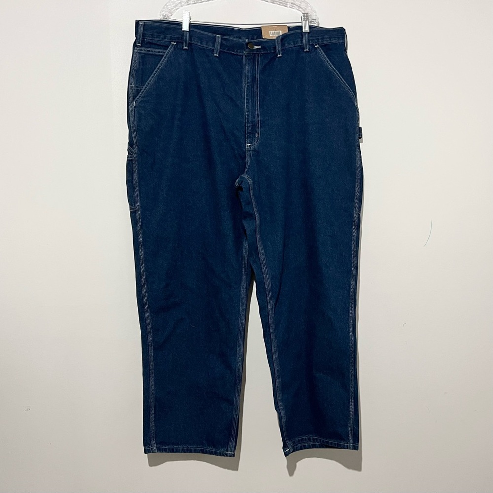 Carhartt Men's 46x30 B13 Loose Original Fit Work Dungaree Medium Wash Blue NWT